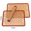 Tapis de cuisson en silicone (16,5 x 11,6 pouces) Tapis de cuisson 4 styles Tapis de table pour enfants pour cire, huile, cuisson d'herbes sèches, plates-formes de bangs à eau en verre