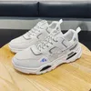 Wholesale Men's running shoes white black beige casual spring summer male students sports sneakers daddy trainers outdoor jogging walking