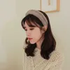 2020 Novas Mulheres Mink Fur Cabelo Acessórios Acessórios Coreanos Grande Grande Garota Girl Clip Moda Faixa Selvagem Sticks X0722