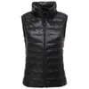 Packable Ultra-Light Mouwloze Dames Winter Down Jasje Witte Duck Feather Warme Geest Down Vest Bovenkleding Jassen voor Vrouw 211130