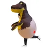 Volwassen opblaasbare dinosaurus kostuum kind grappige blow up pak partij fancy dress unisex kostuum halloween kostuum voor kid q0910