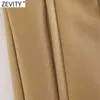 Zevity New Women Vintage Double Breasted Solid Casual Slim Shorts Jupes Ladies Side Zipper Chic Shorts Pantalone Cortos P960 210419