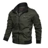 Casual Bomber Jacket Men Vår Höst Armé Militär Taktiska Jackor Mens Coats Man Ytterkläder Windbreaker Varumärke Kläder 210518