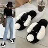 Slippers 2021 Winter Cotton For Women KoreanStyle Indoor Warm Girl039s Cartoon Dog Cute Shoes Plush Footwears3915214
