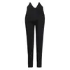 Pantalon crayon en denim moulant minimaliste pour femmes taille haute slim noir jeans femme mode élégante printemps 210521