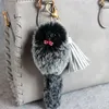 Keychains 2021 Pendant Rex Bag Key Chains Mobile Phone Car Holder Chain Fur Accessories Cute
