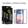 Custodia per protezione della copertina completa 9d per iPhone 6/7/8/SE/X/XR/XS 11 PRO MAXTEMPERED Glass con pacchetto di vendita al dettaglio USO