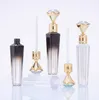 3ML Diamond Diy Глянцевые трубки для губ Бутылки Золото Прозрачные Черные Очистить Пустые Лепноссы Трубовые Гляшки Гляшки Путешествия Упаковочные Контейнеры Блокировка DHL