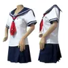 Danganronpa Cosplay costumes Naegi Komaru uniforme femme jupe/haut cravate chaussettes perruque Anime costume JK école Y0913