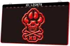 LD2678 K9 Patch Patch полиция военный 3D гравировальный светодиодный знак света оптом в розницу