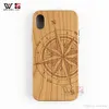 Scratch Resistant Telefon Fodral för iPhone 6 7 8 Plus 11 12 Pro XS XR X Max Fashion Luxury Wooden Bamboo Custom Pattern Back Cover Shell