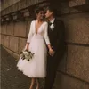 short ivory bridal dresses