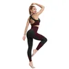 Yoga sätter kvinnor fitness sportkläder sömlösa kvinnor kostym outfit långärmad kläder kvinnlig sport gym bär kläder 210802