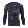 Camouflage T Shirt Men's Breathable Quick Dry Long Sleeve T-shirt Male Outdoor Sports Army Combat Tactical Military Camo Tshirts 210409