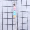 Baby Pacifier Holder Silicon Bead Chain with Metal Clips Candy Color Eco-Friendly Material Design Infant Feeding Accessories Toddlers Gift