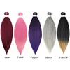 2021 Soild Ombre Two Colors Braiding Hair Jumbo Braided Hair 26 Inch 5 Packs Hot Selling Weaving Synthetic Easy Braiding Hair