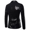 Herrenanzüge Blazer 2021 Männer Shiny Gold Pailletten Glitter Verzierte Blazer Jacke Casual Jäten Party Anzug Bühne Kleidung