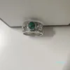 luxe- Vente chaude Bague en pierres précieuses de haute qualité Bague en argent 925 de qualité supérieure Bague populaire pour homme et femme Fourniture de bijoux de mode