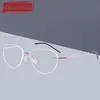 純粋なチタン眼鏡リムレスの光学フレームの処方箋眼鏡フレームレスメガネファッションサングラス
