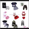 Baby Baby Maternity Drop Leverans 2021 Pojke Outfits Kläder Ställer Barnkläder Suit Printing Cartoon Boys Girls Rompers Shorts Sommar 02