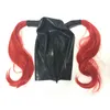 100% czystych maski lateksowej z podwójnymi nitkowatymi perukami gumowe maski fetyszowe ręcznie robione cosplay imprezowe zużycie