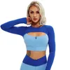 Tracksuits Womens Designer Fashion Yoga Носить с длинным рукавом футболки Active Outfit для женщины верхние леггинсы костюмы повседневный тренажерный зал брюки на открытом воздухе спортивный спортивный спортивный спортивный спортивный спортивный спортивный спортивный спорт