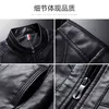 Spring Autumn Men Leather Jackets Classic Slim Fit Male PU Leather Coats Motorcycle Biker Streetwear Smart Casual Coats Male 211111