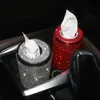 Bling Crystal Box Creative Diamond Towel Tube Auto Tissue Paper Holder Case Home for Girls Car Accessories