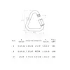Mousqueton Triangle à verrouillage à vis en acier inoxydable matériel d'escalade cordons, élingues et sangles à mousqueton de sécurité1