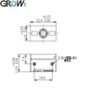 USB UART 인터페이스를 사용하여 GM65 1D 2D 스캐너 바 코드 QR 코드 리더 모듈 성장