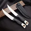 Hoge kwaliteit 15500-1 Survival Rechte jachtmes S45VN Satin Blade Full Tang G10 Handvat vaste bladen Messen met Kydex