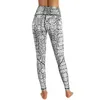 Kobiety Sportowe Spodnie Fitness Kieszenie Leopard Drukuj Legginsy Higwaist Trening Ropa Mujer 211204