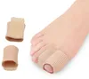 100 pcs/lot séparateur d'orteils Tube bandage séparateurs d'orteils doigt Hallux Valgus Correction pédicure dispositif lisseur outil de soin des pieds SL16