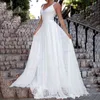 Summer Elegant Women White Party Maxi Backless Lace Up Sexy Long Vacation Beach Dress 210415