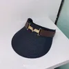 2021 Högkvalitativ unisex vikbar tom topp hatt kvinnor design casquette solkräm strand lyxiga sol hattar huvudbonne fiskare cap fash9390385