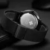WWOOR man watch Casual Sport slim watch for men Top Brand Simple Fashion wristwatches mens Mesh belt Waterproof Clock 210527