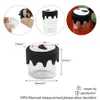 silicone concentrate container home storage bottles mini nonstick glass oil jar portable smoking jars