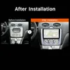 Lecteur dvd de voiture Android 2din 9 pouces pour 2004-2011 Ford Focus 2 Radio multimédia GPS 3G WIFI OBD2 RDS Bluetooth SWC