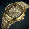 Fashion Quartz Watch Men Brand Onola Luxe Retro Golden roestvrij staal Gold S Reloj Hombre 2106095397032