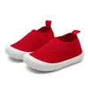 Children Casual Shoes Kids Sneakers Candy Soft Stretch Fabric Breathable Slip-on Sports Shoes For Boys Girls Fashion 211022