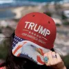 Snapbacks Trump Hat Berretto mimetico Berretti da baseball America Great Hat 2024 Presidente USA Elezione Ricamo americano Lettere Stampa sole Cappelli Hip Hop con visiera