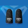 Kontrolery gier joysticks 2PCS Mobilne rękawice opuszków palców dla graczy potępi się przeciwpoślizgowe Screen Screen Rękaw oddychający