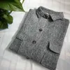 Herfst Retro Houndstooth-shirts Vintage kwastje losse wilde lange mouwen jas Casual Street Lady Outlyss 210914