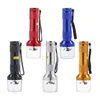 Rokende Kleurrijke Aluminium Elektrische Zaklamp Vorm Kruid Tobacco Malen Spice Miller Grinder Crusher Slijpen Gehakte Hand Muller Handheld Sigaret Houder DHL