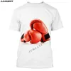 Jumeast Marque Hommes Femmes 3D Imprimé T-Shirt Suspendu Gants De Boxe À Manches Courtes De Mode T-shirt Sport Pull D'été Tops Tees 210707