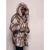 Fur Coat Men's Jacket Long Hair Medium Men 211207