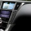 Outros acessórios de interiores para infiniti Q50 Q60 QX50 QX60 JX Painel de mudança de engrenagem de fibra de carbono adesivos de acabamento automotivo