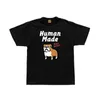 Menselijke Made Girls Do not Cry Tee Tops 2022SS Menselijk Made T-shirt Mannen Vrouwen 1: 1 Hoge Kwaliteit Dog Print T-shirt AA220308