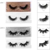 Épais Bouclés Naturel 3D Faux Cils Multicouche Doux Vif Réutilisable Fabriqué À La Main Vison Faux Cils Accessoire De Maquillage Pour Les Yeux Facile À Porter 15 Modèles DHL