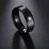 2021恋人の黒いステンレス鋼の女性の男性の結婚指輪バレンタインの日のギフトG1125のためのリングムーンサンカップルリング